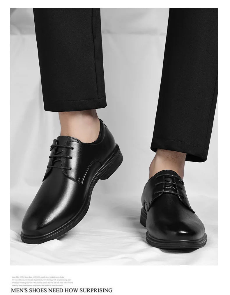 Formal business men leather shoes