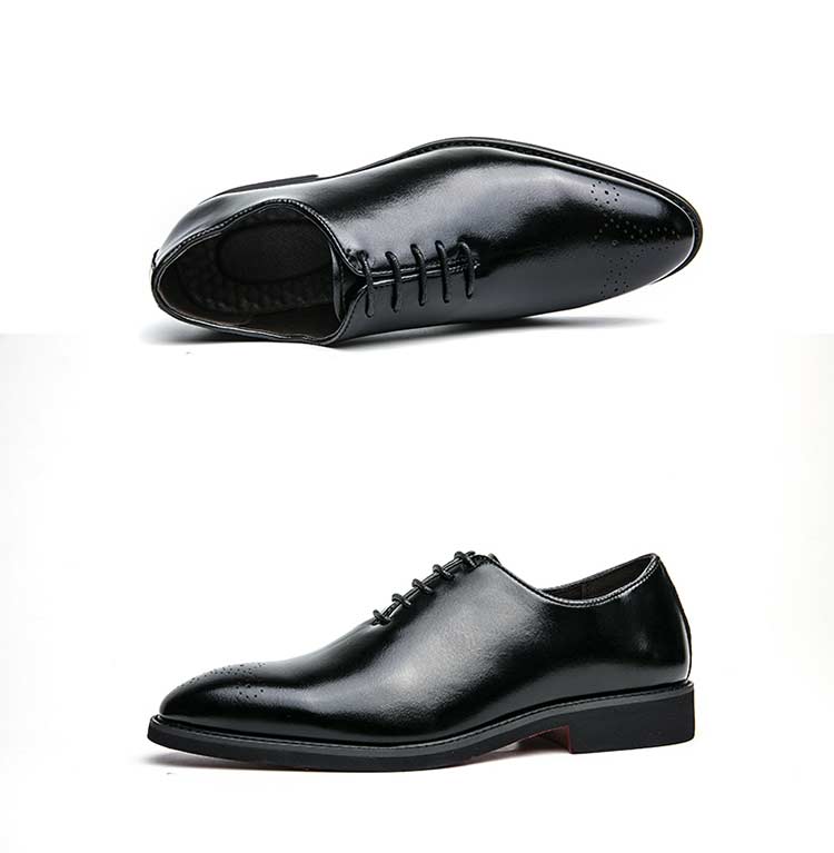 Men Formal Black business leather shoes