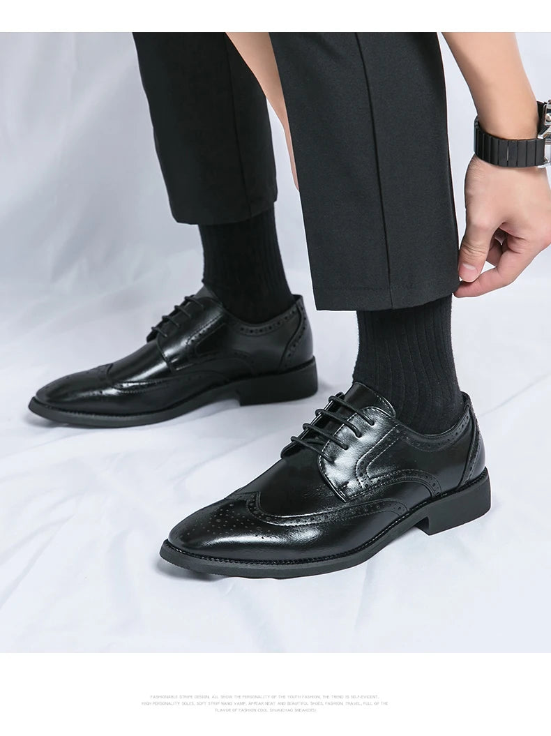 Comfortable Leather Formal Dress Shoes