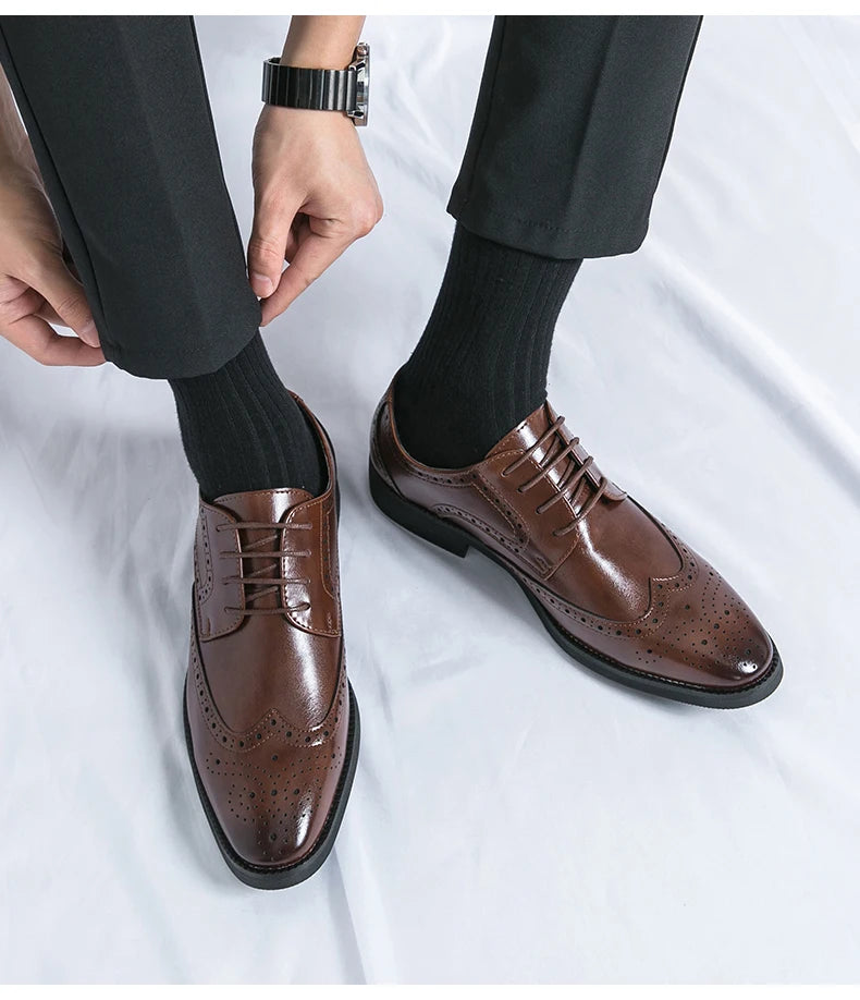 Comfortable Leather Formal Dress Shoes