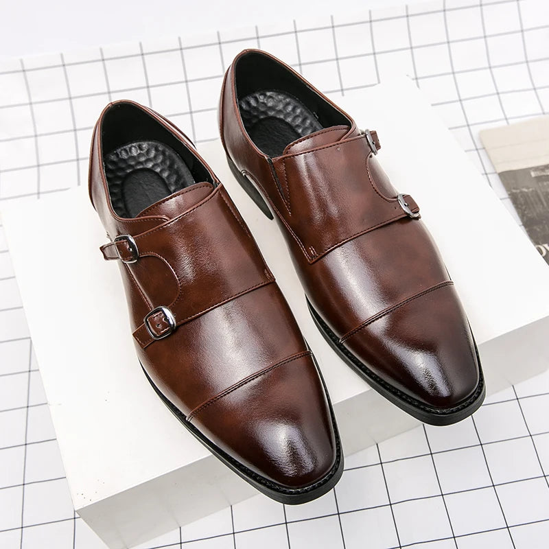 Men's Leather Office Business Shoes