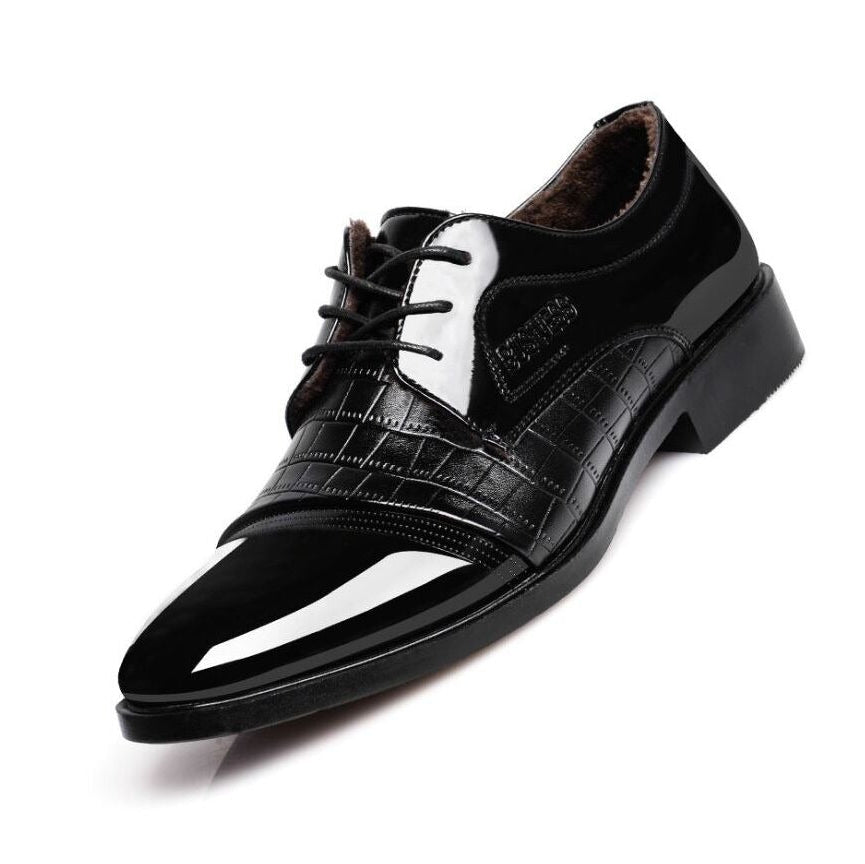 Italian crocodile skin Men Leather shoes