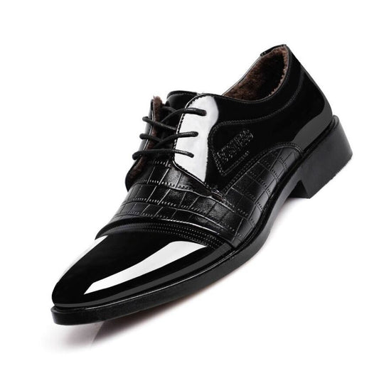 Italian crocodile skin Men Leather shoes