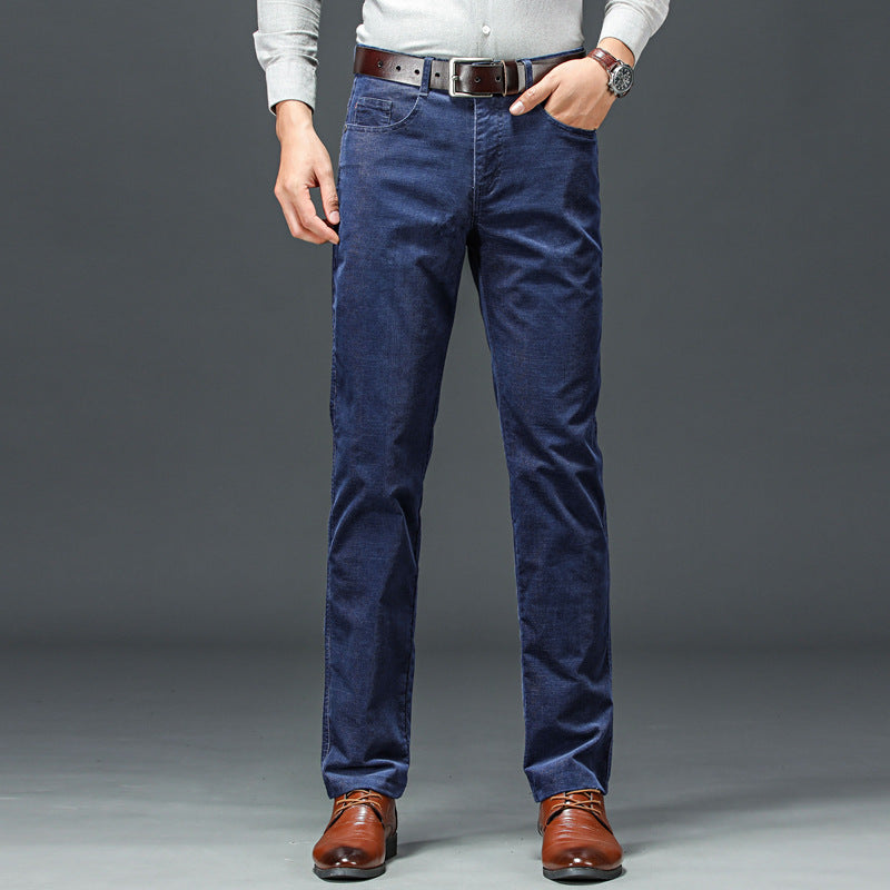 Casual Corduroy Men Pants