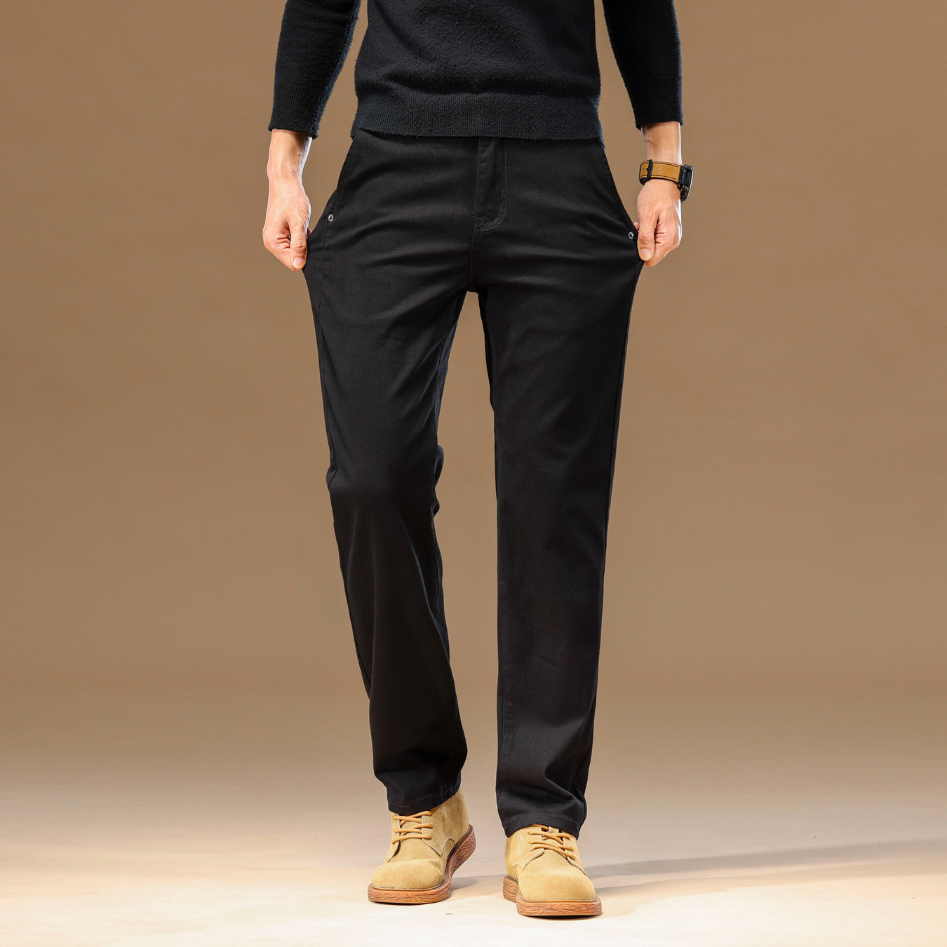 Men's Loose Straight Casual Trousers