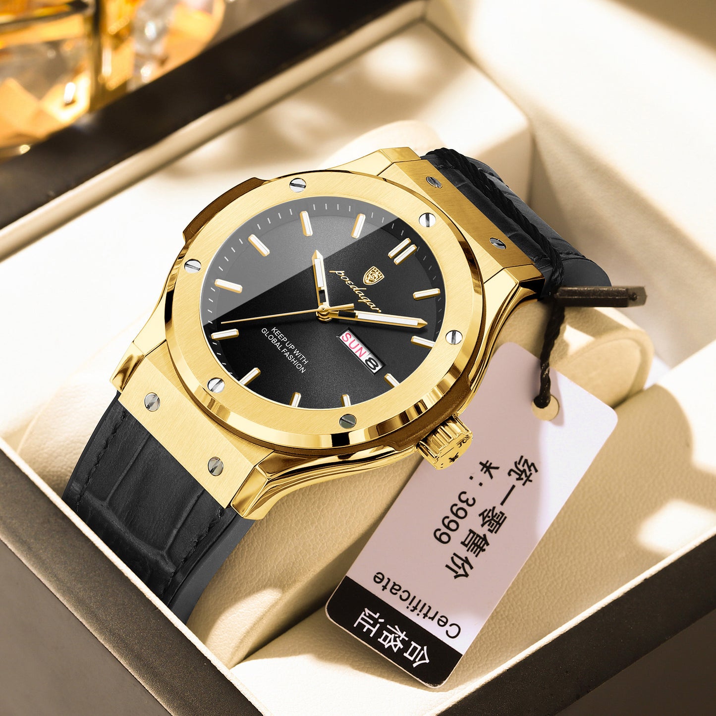 Men's Luxe Quartz Watch