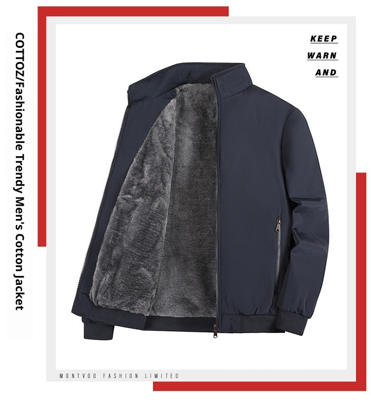 Men's Autumn warm cotton coat