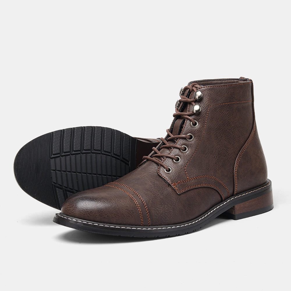 Men's Leather Martin Boots
