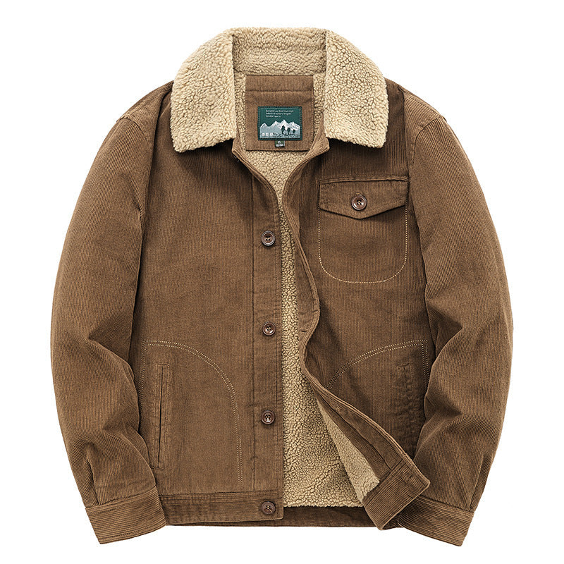 Warm Men Corduroy Jacket