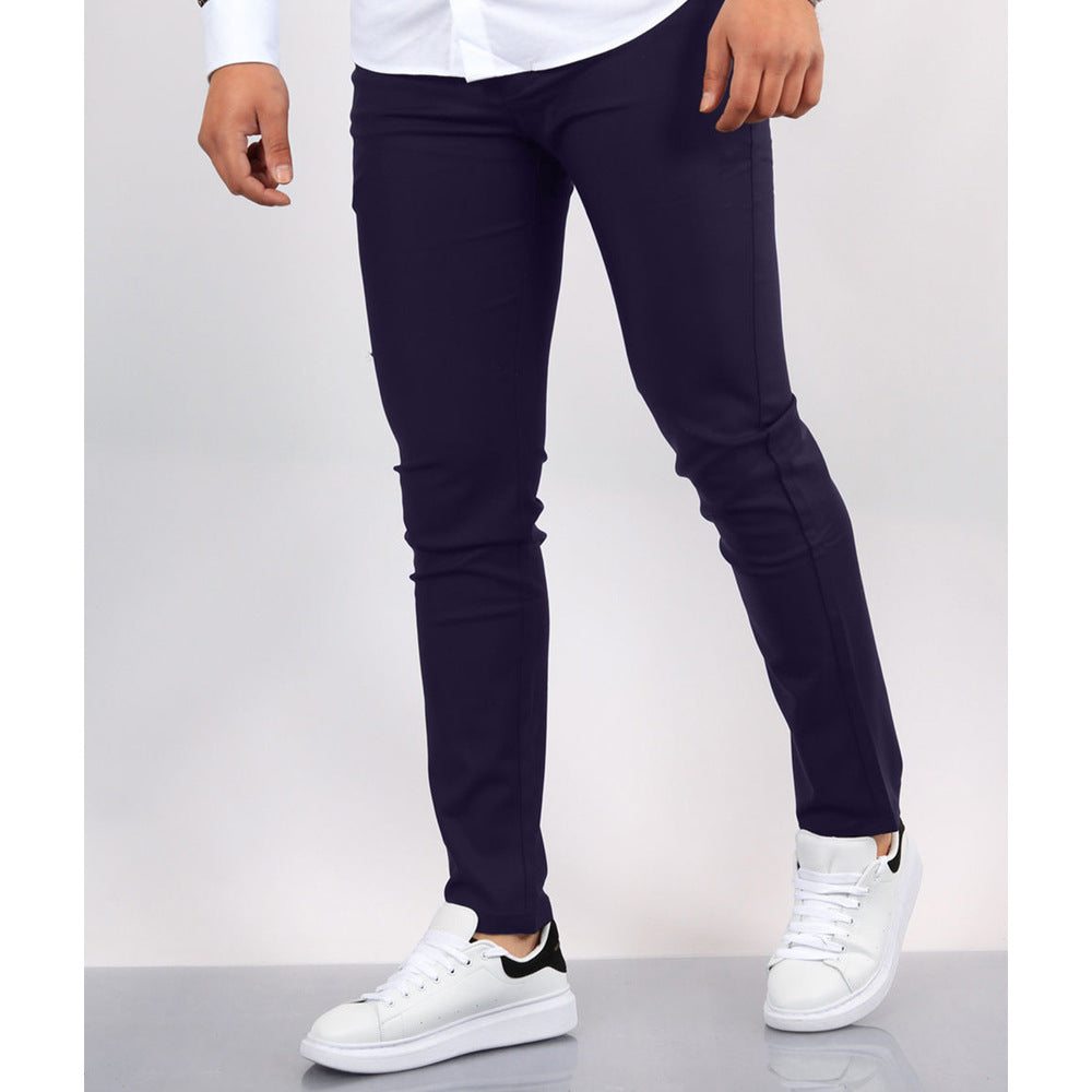 Men's Solid Casual Pants