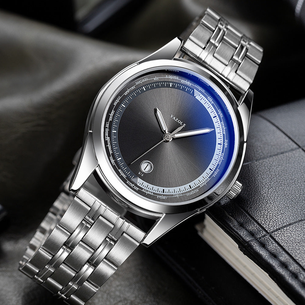 YAZOLE Luxury Metal Men Watch