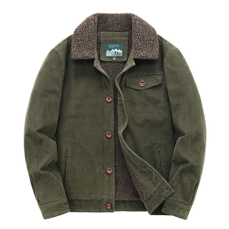 Warm Men Corduroy Jacket