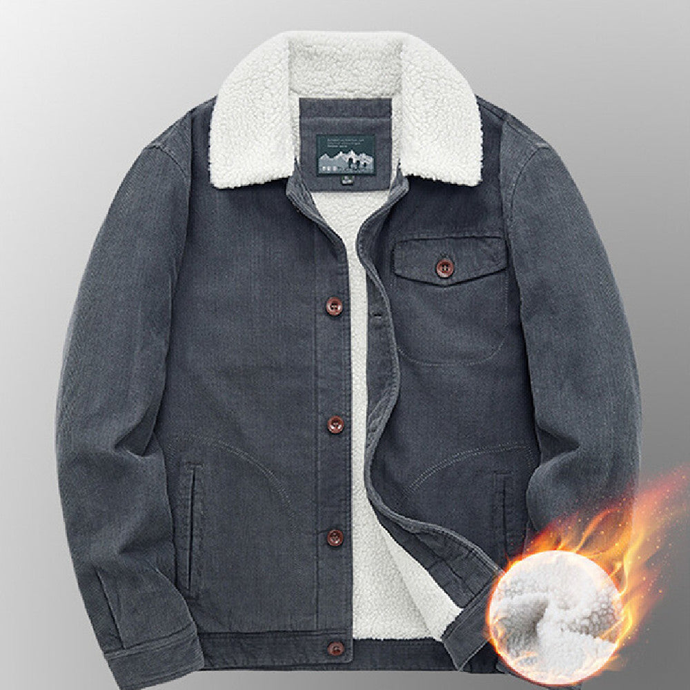 Warm Men Corduroy Jacket
