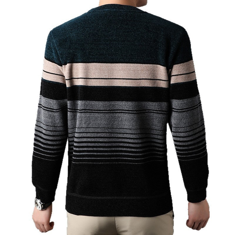 Fleece-lined Thickened Warm men pullover