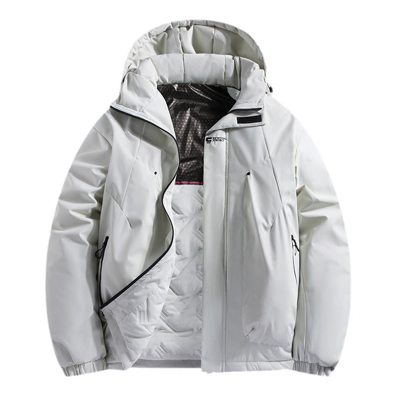 Warm men cotton-padded coat