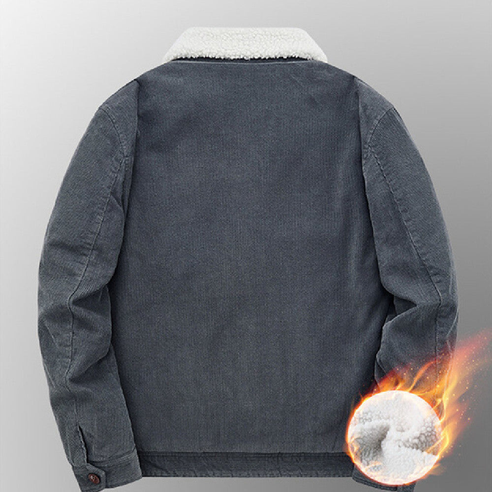 Warm Men Corduroy Jacket