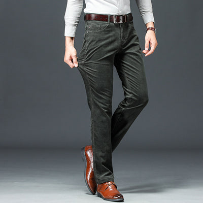Casual Corduroy Men Pants