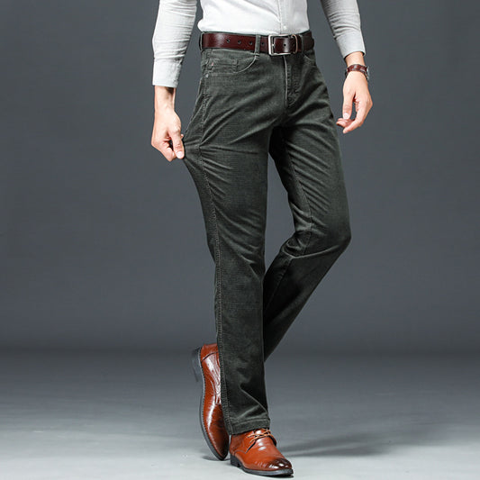 Casual Corduroy Men Pants