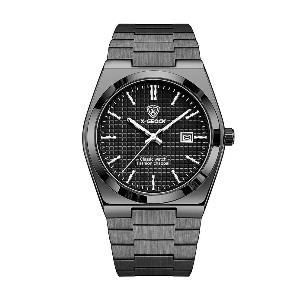 Butterfly Clasp Men's Quartz Swiss Watch