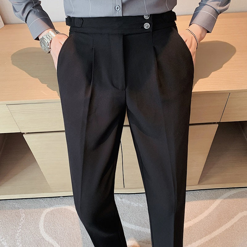 British Style Formal Pants Men