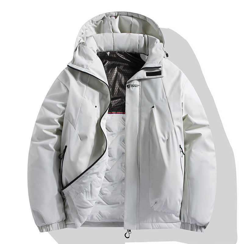 Warm men cotton-padded coat