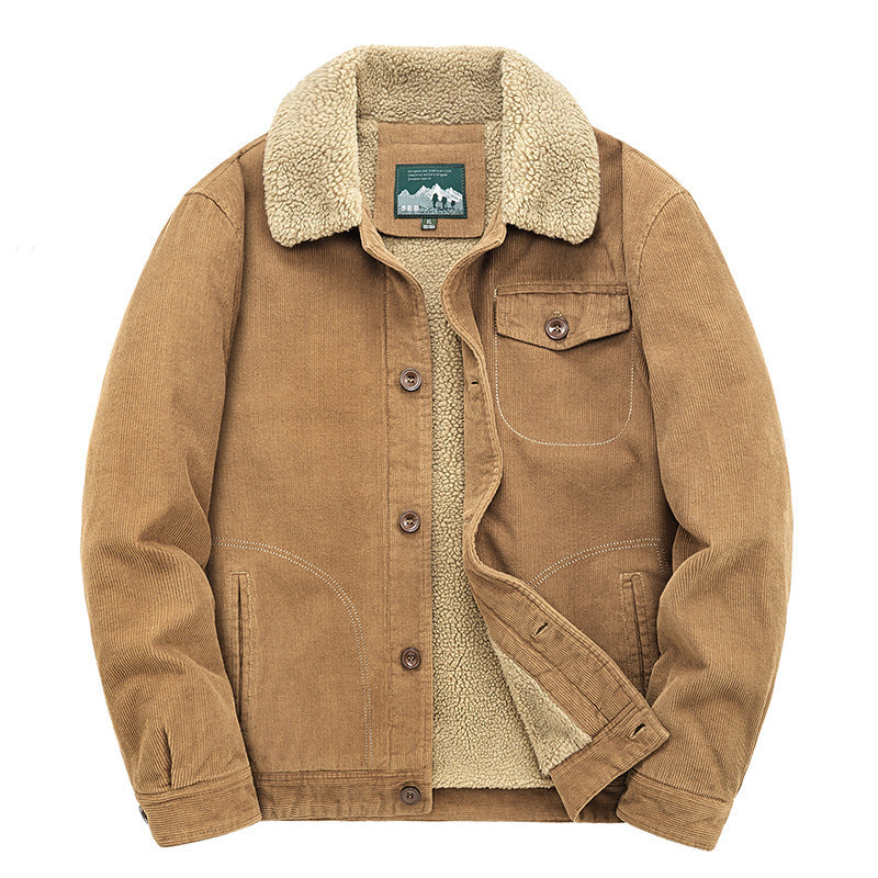 Warm Men Corduroy Jacket