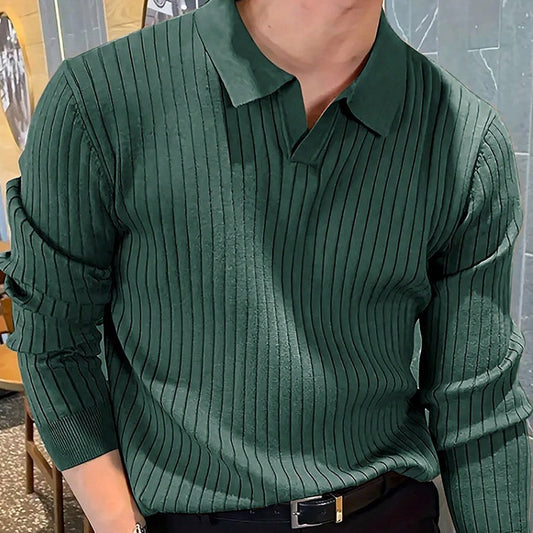 Autumn men warm polo