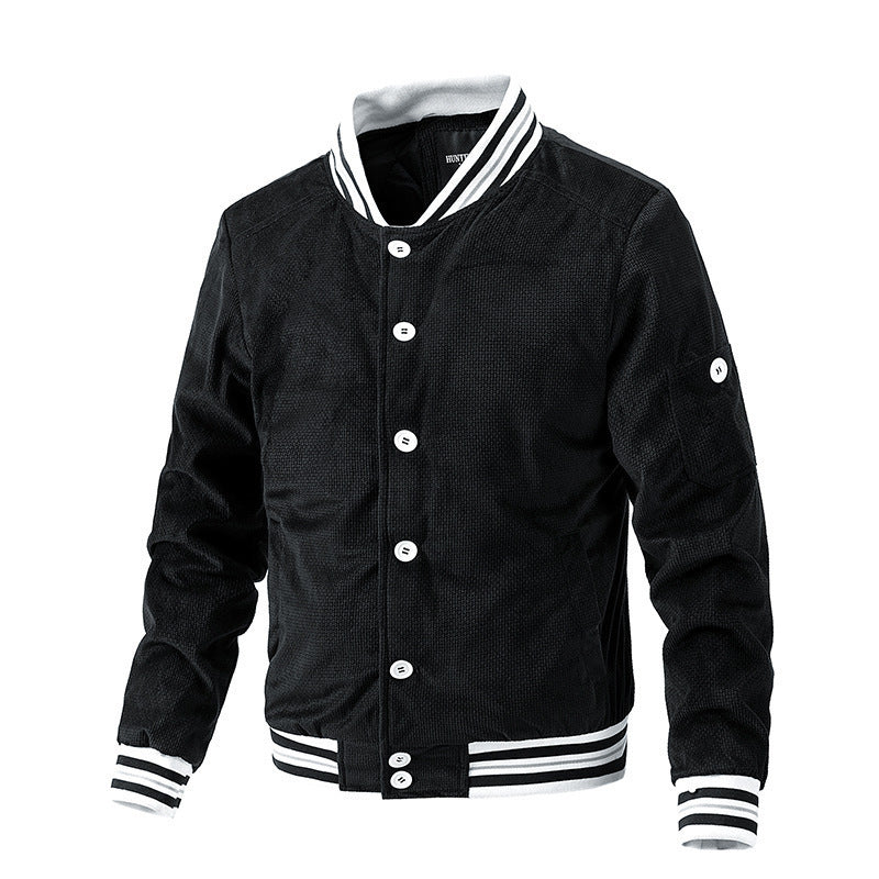 Men's Autumn And Winter Corduroy Jacket Men's Jacket Trendy Long-sleeve