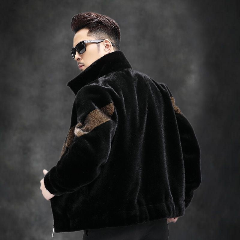 Autumn warm Men Fur Thick