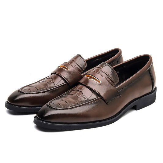 Formal business casual men leather shoes